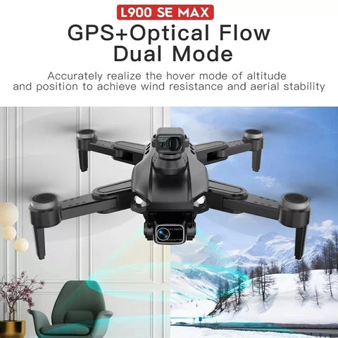 L900 Pro SE MAX GPS Drone 4K Professional Dual HD Camera 5G WIFI 360° Obstacle Avoidance Brushless Motor Rc FPV Quadcopter Dron