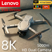 Lenovo V88 Drone 8K Professional HD Aerial Dual-Camera 5G GPS Obstacle Avoidance Drone Remote Control Quadcopter Toy UAV 10000M