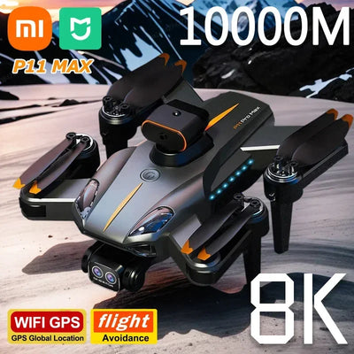 Xiaomi MIJIA P11 Max Drone 8K HD 5G GPS Professional Aerial Photography Dual Camera Obstacle Avoidanc Brushless Quadrotor 10000M