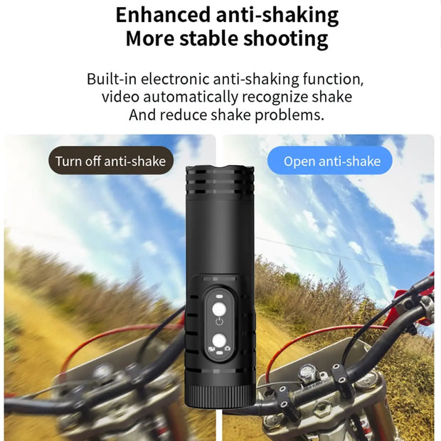 4K Shotgun Camera Outdoor Hunting Camera Anti Shake Sport DV WiFi Motorcycle Bike Helmet Camera Action Cam with Gun Mount Clip