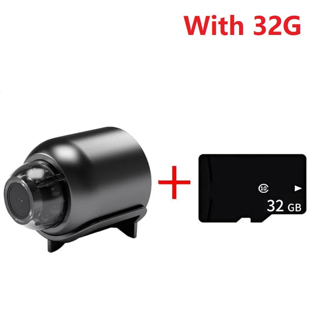 1080P Full HD Mini Camera Wifi IP Smart Indoor Night Vision AI Human Camcorder Audio Video Wired for Home Security Surveillance