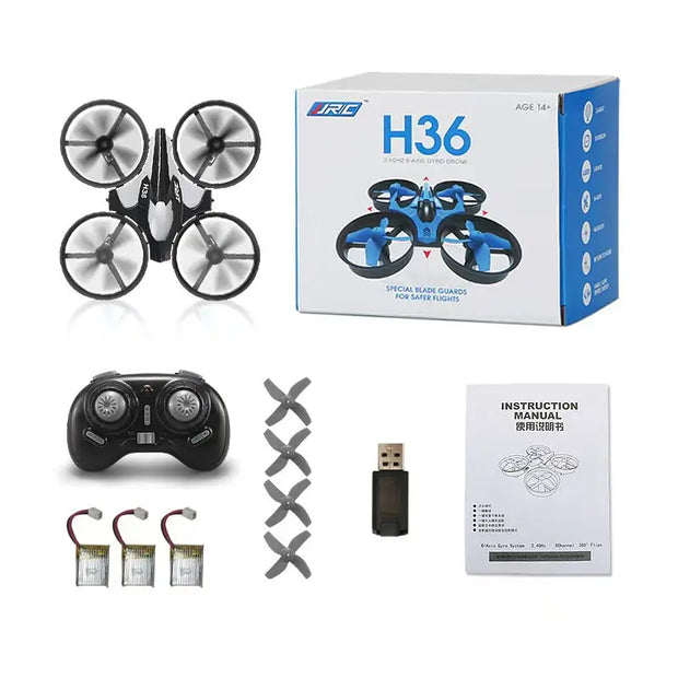 JJRC H36 Mini Rc Drone 4ch 6-Axis Headless Mode Helicopter 360° Flip Remote Control Quadcopter Toy Mini Drone For Kids