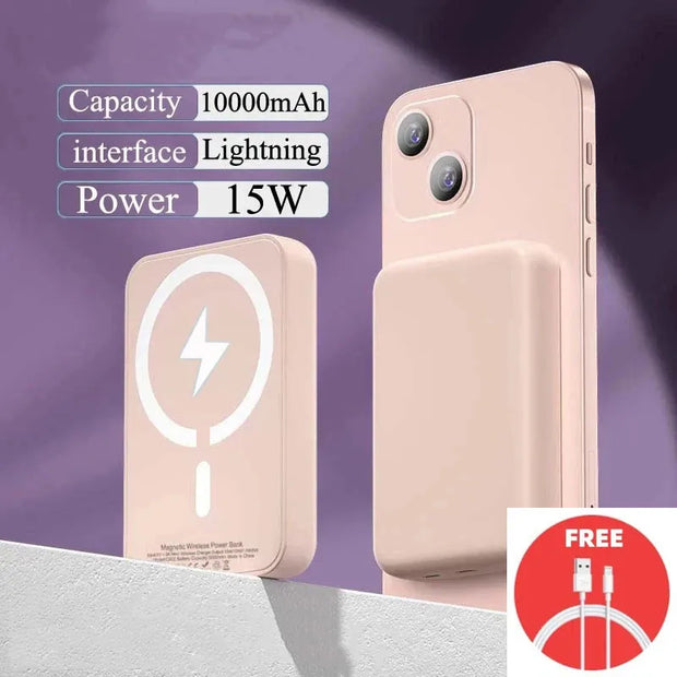 Magnetic Powerbank For iPhone Original External Battery Portable Wireless Charger for apple magsafe Power Bank Spare Battery