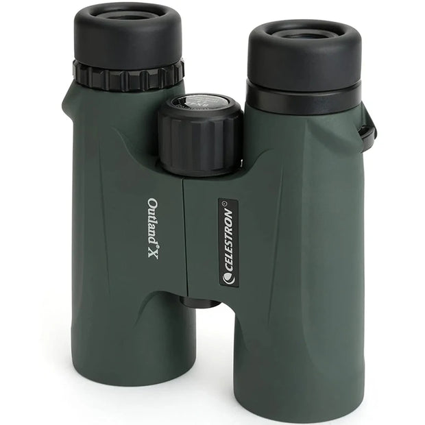 Celestron Outland X 8x42 10X42 Green Binoculars Waterproof & Fogproof Binoculars for Adults Multi-Coated Optics and BaK-4 Prisms