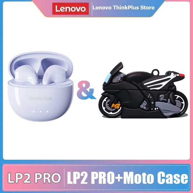 New Lenovo LP2 Pro TWS Bluetooth V5.4 Wireless Earphones 24H Long Battery life Gaming Headset Sport HIFI Stereo Sound Headphones