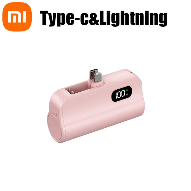 Xiaomi Mini 50000mAh Capsule 2-in-1 Large Capacity Digital Display Portable Fast Charging External Battery for Iphone Samsung