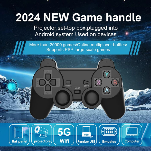 Velec Android 11 Game Projector HY320 Mini Retro Video Game Consoles 20000+ Games 720P Home CinemaPortable 4K Projector