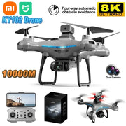 For Xiaomi KY102 Drone 8K Professional HD Dual Camera Aerial Photography Obstacle Avoidance Optical Four-Axis RC Aerocraft Toy