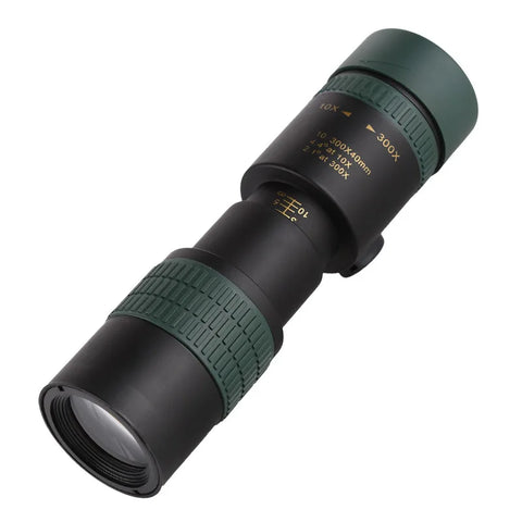 10-300X Zoom High Definition Powerful Binocular Telescope Remote Portable High Quality Professional Hunting Monocular Telescope