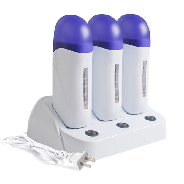 Roll-On Wax Heater Electric Rolling Epilator Hot Wax Depilatory Roller Easy Use Dropship