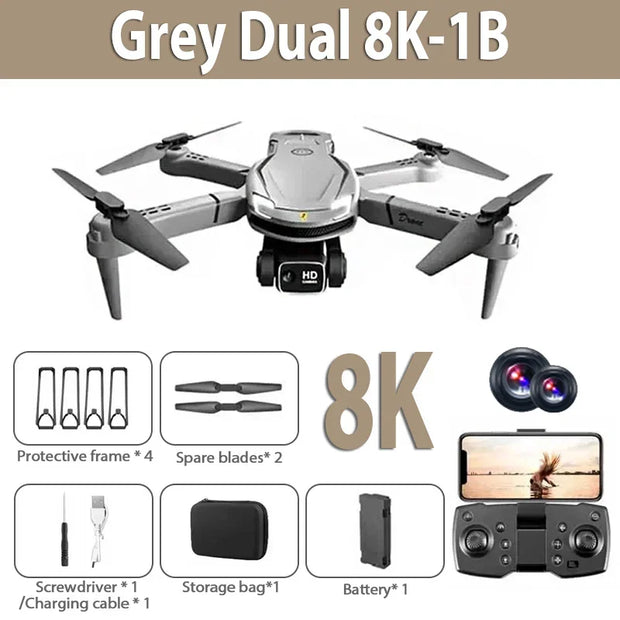 V88 Drone 8K 5G GPS Professional HD Aerial Photography Remote Control Aircraft HD Dual Camera Quadcopter Toy UAV For Xiaomi