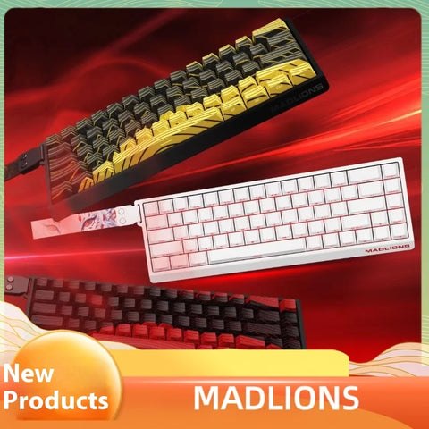 MADLIONS MAD 60/68HE Magnetic Switch Keyboard Wired Gaming Keyboard Hot Swap Rapid Trigger Custom Keyboard PC Gamer Accessories