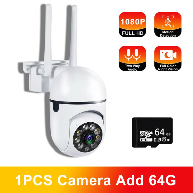 5G 1080P Cameras Wifi Video Surveillance IP Outdoor Security Protection Monitor 4.0X Zoom Home Wireless Track Alarm Waterproof