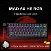 MADLIONS Mad 60he Mad60HE Mad 68HE Mechanical Keyboard Magnetic Switch Wired Hot Swap 8K Polling Rate Customized Gaming keyboard