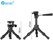 BEXIN MS02 Portable Tripode Photography Travel Portable Compact Lightweight Mini Tripod Camera Stand with Head For iphone Camera