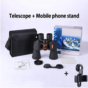 Powerful Telescope 20X50 Professional Binoculars Low Light BAK4-Prism Long Range Waterproof Military Hunting Camping Equipment