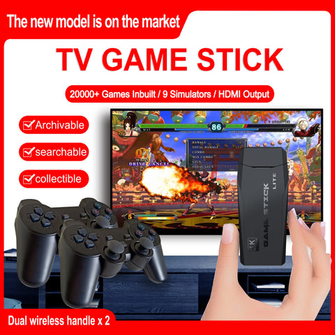 M8 4K Video Game Console Built-in 20000 Games Wireless Controller Gamepad Retro Handheld Game Player For PS1 Dropshipping