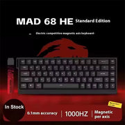 FGG Madlions Mad60 HE Mad68 Pro HE E-sports Magnetic Switch Mechanical Keyboard RGB Wired Hot Swap 8K Customized Gaming Keyboard