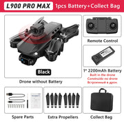 LYZRC L900 PRO GPS Drone 4K Professional HD Dual Camera 5G WIFI Brushless Motor FPV Quadcopter Foldable Aerial Photography Drone