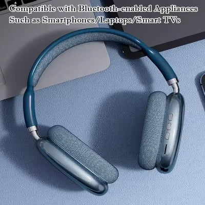 P9 Pro Max Headphone Wireless Bluetooth Headset With Mic Headsets Stereo Sound Earphone Sports Gaming Wireless Headphones 2025