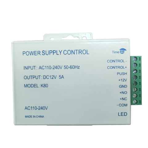 Access Power Supply AC 110~260V for Access Control System DC 12V 5A