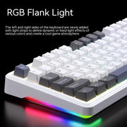 AULA F87Pro Mechanical Keyboard 2.4g/Usb/Bluetooth Tri Mode Wireless 87 Key 5 Layer Silencing Filling Suitable For Gaming+Typing