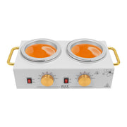 Bymaocar Double Pot Wax Heater Electric Wax Heater Wax Heating Machine for Skin Care