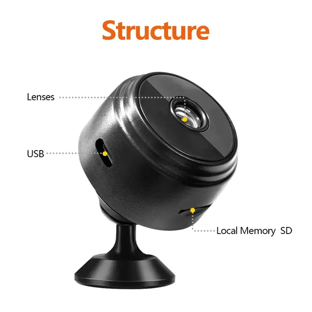 A9 Wifi Mini Camera 1080P Security Monitoring Wireless Remote Night Vision Video Surveillance Smart Home Mini DV Cam HD Camera