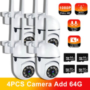 5G 1080P Cameras Wifi Video Surveillance IP Outdoor Security Protection Monitor 4.0X Zoom Home Wireless Track Alarm Waterproof