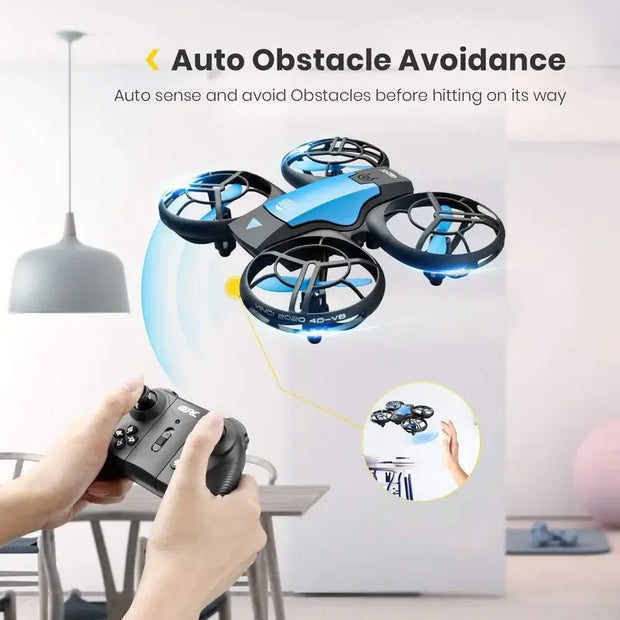 V8 Mini Drone for Kids and Beginners RC Nano Quadcopter Indoor Small Helicopter Plane with Auto Hovering 3D Flips Gift Kids Toys