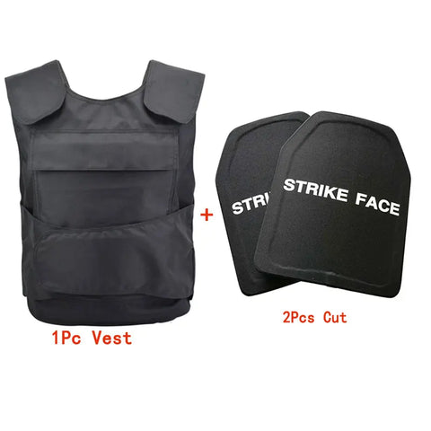 Ballistic Plates NIJ IIIA Level 3 UHMWPE 10x12In Lightweight Backpack Body Armor Panel Tactical Vest Bullet-Proof Plate Level 3A