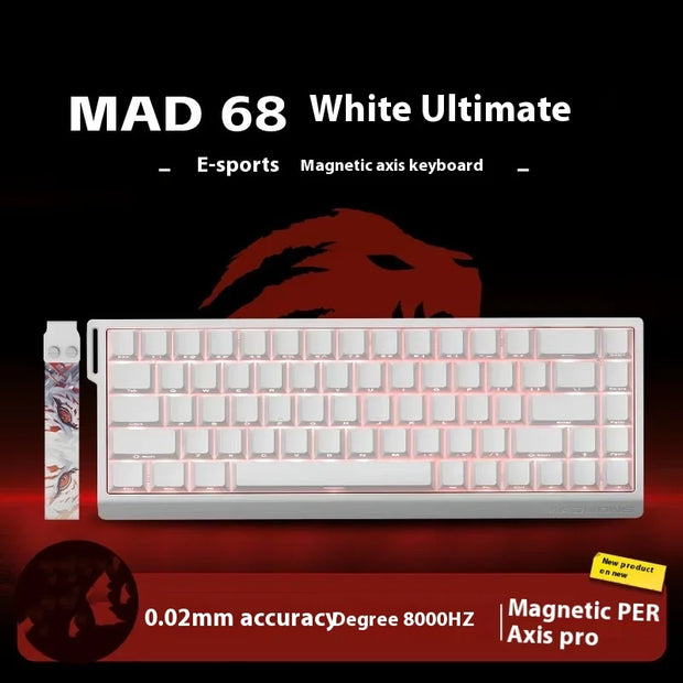 MADLIONS MAD 60/68HE Magnetic Switch Keyboard Wired Gaming Keyboard Hot Swap Rapid Trigger Custom Keyboard PC Gamer Accessories