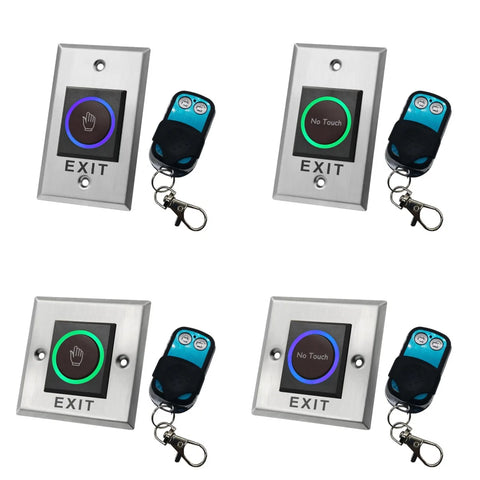 DC12V 24V Touchless Open Electronic Lock Release Switch IR Contactless Infrared No Touch Exit Button for Access Control System